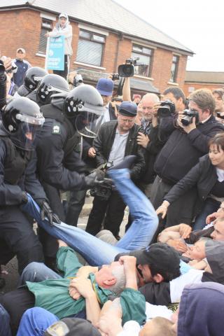 Policing and demonstration in Northern Ireland